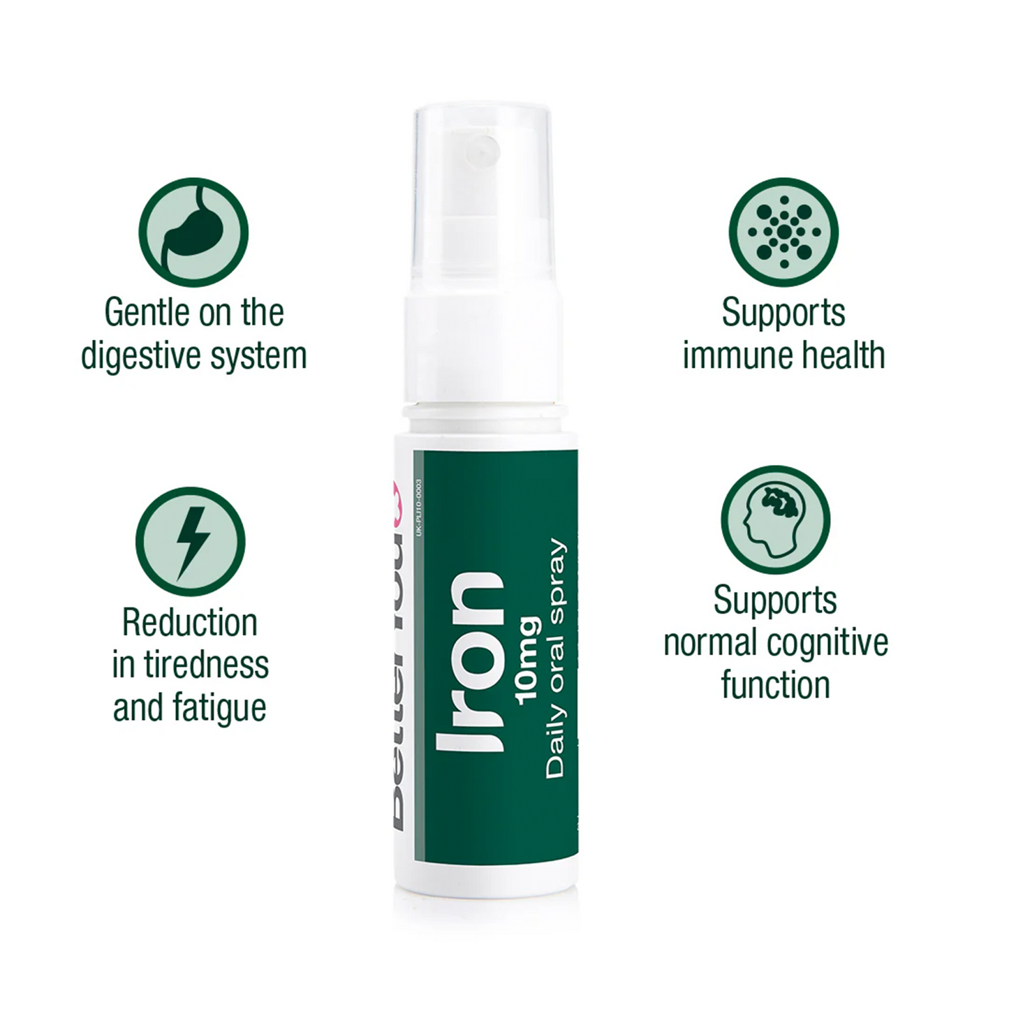 BetterYou Iron 10 Daily Oral Spray 25ml