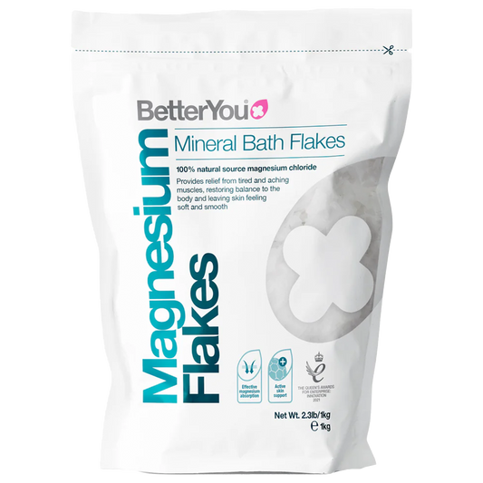BetterYou Magnesium Mineral Bath Flakes - 1KG