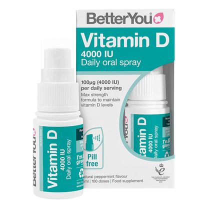 Better You Vitamin D 4000iu Daily Oral Spray 15ml