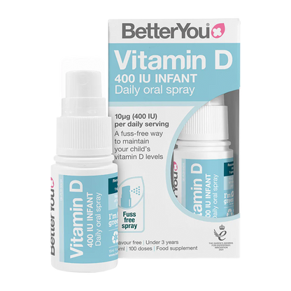 BetterYou Vitamin D 400 IU Infant Daily Oral Spray 15ml