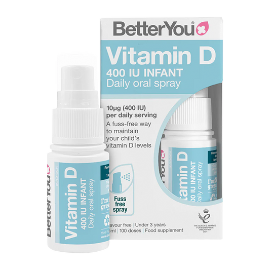 BetterYou Vitamin D 400 IU Infant Daily Oral Spray 15ml