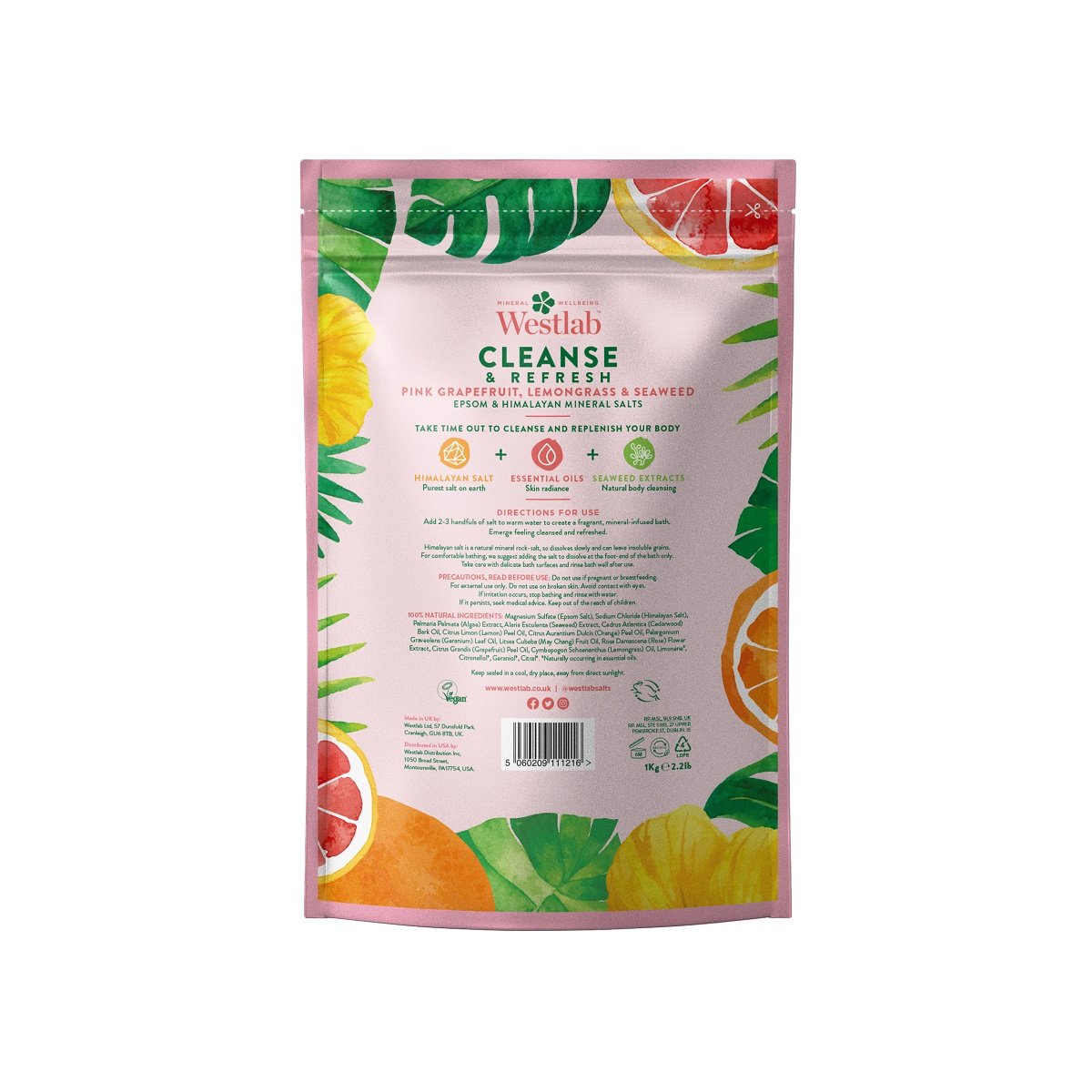 Westlab Cleanse Bathing Salts 1kg