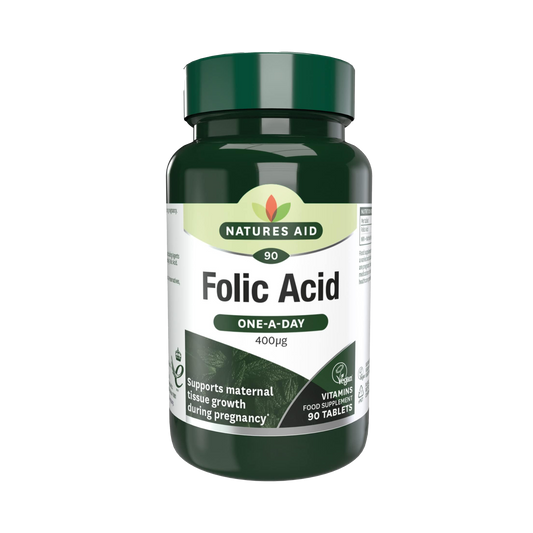 Natures Aid Folic Acid 400ug 90 Tablets