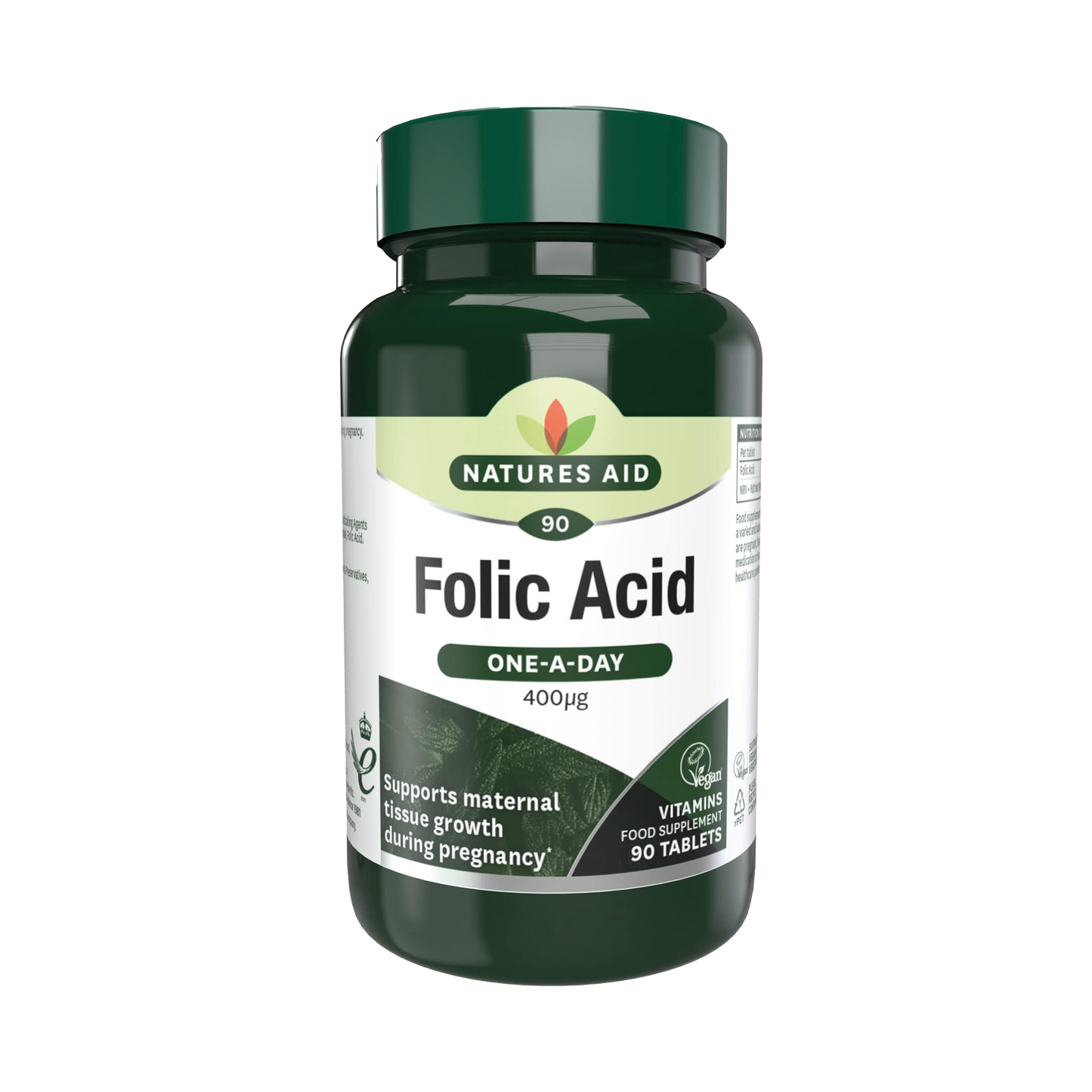 Natures Aid Folic Acid 400ug 90 Tablets