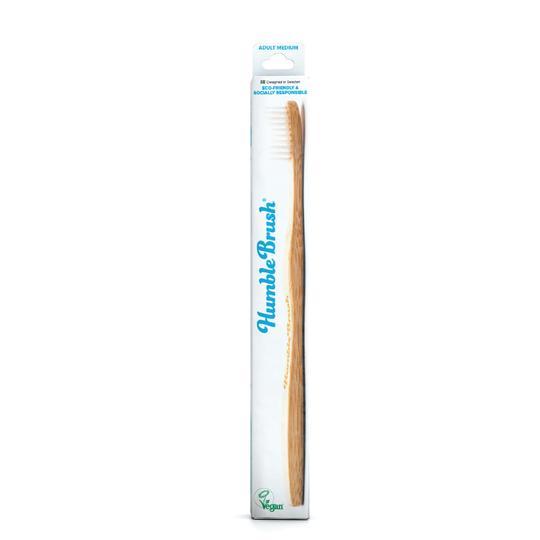 The Humble Co Adult Soft / Medium Toothbrush - Mixed Colours