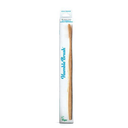 The Humble Co Adult Soft / Medium Toothbrush - Mixed Colours
