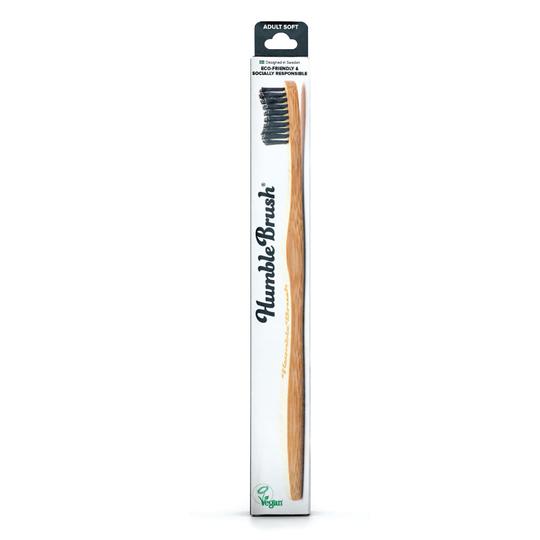 The Humble Co Adult Soft / Medium Toothbrush - Mixed Colours