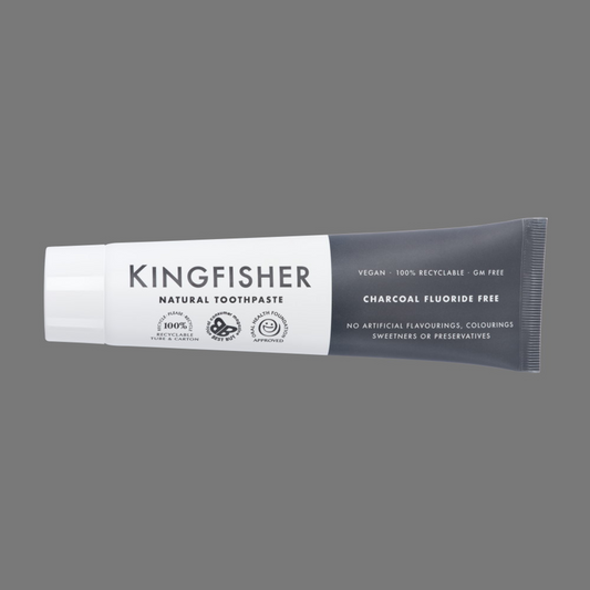 Kingfisher Toothpaste 100ml - Charcoal Fluoride Free