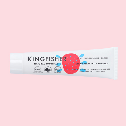 Kingfisher Children's Natural Toothpaste - Strawberry with Fluoride 100ml
