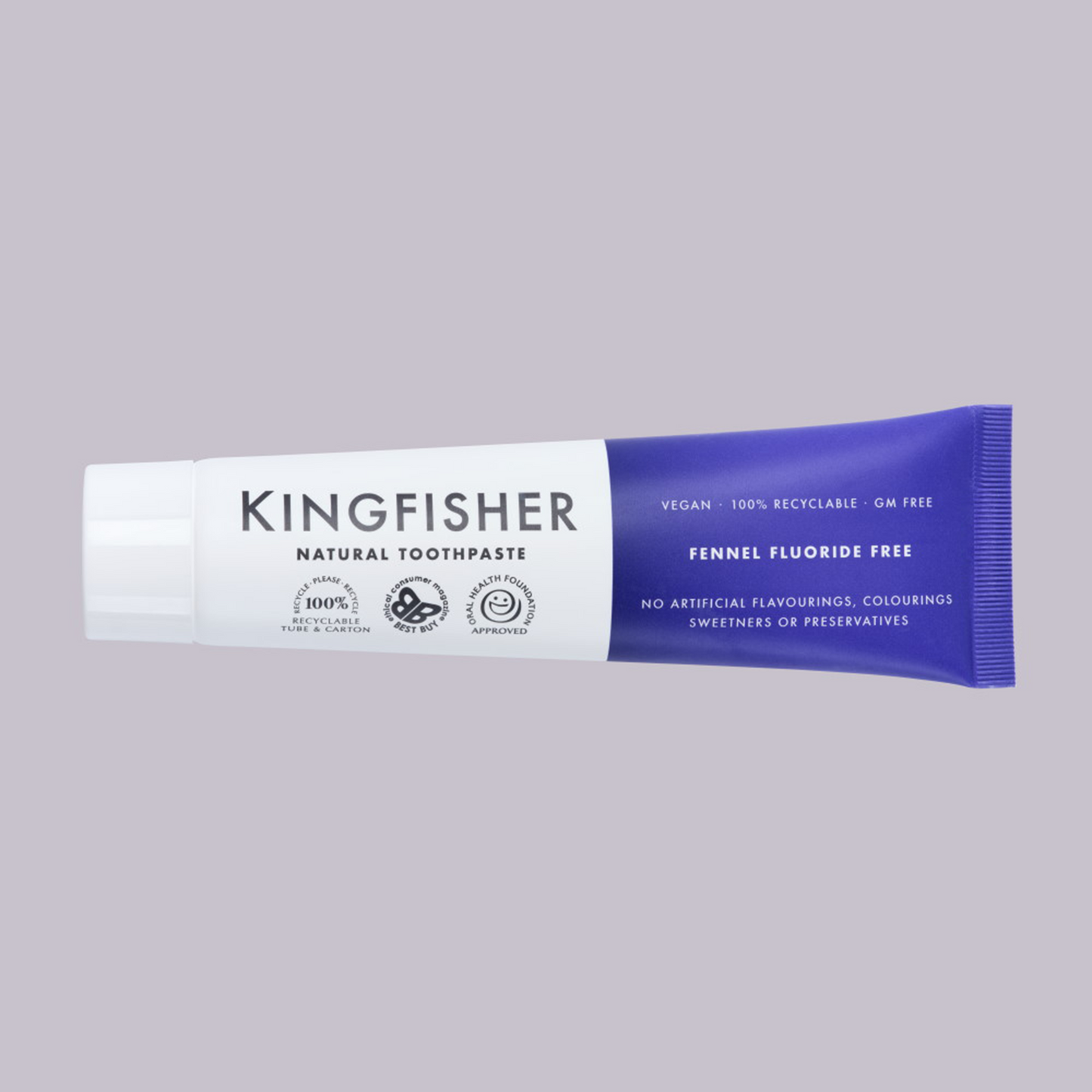 Kingfisher Toothpaste 100ml - Fennel Fluoride Free