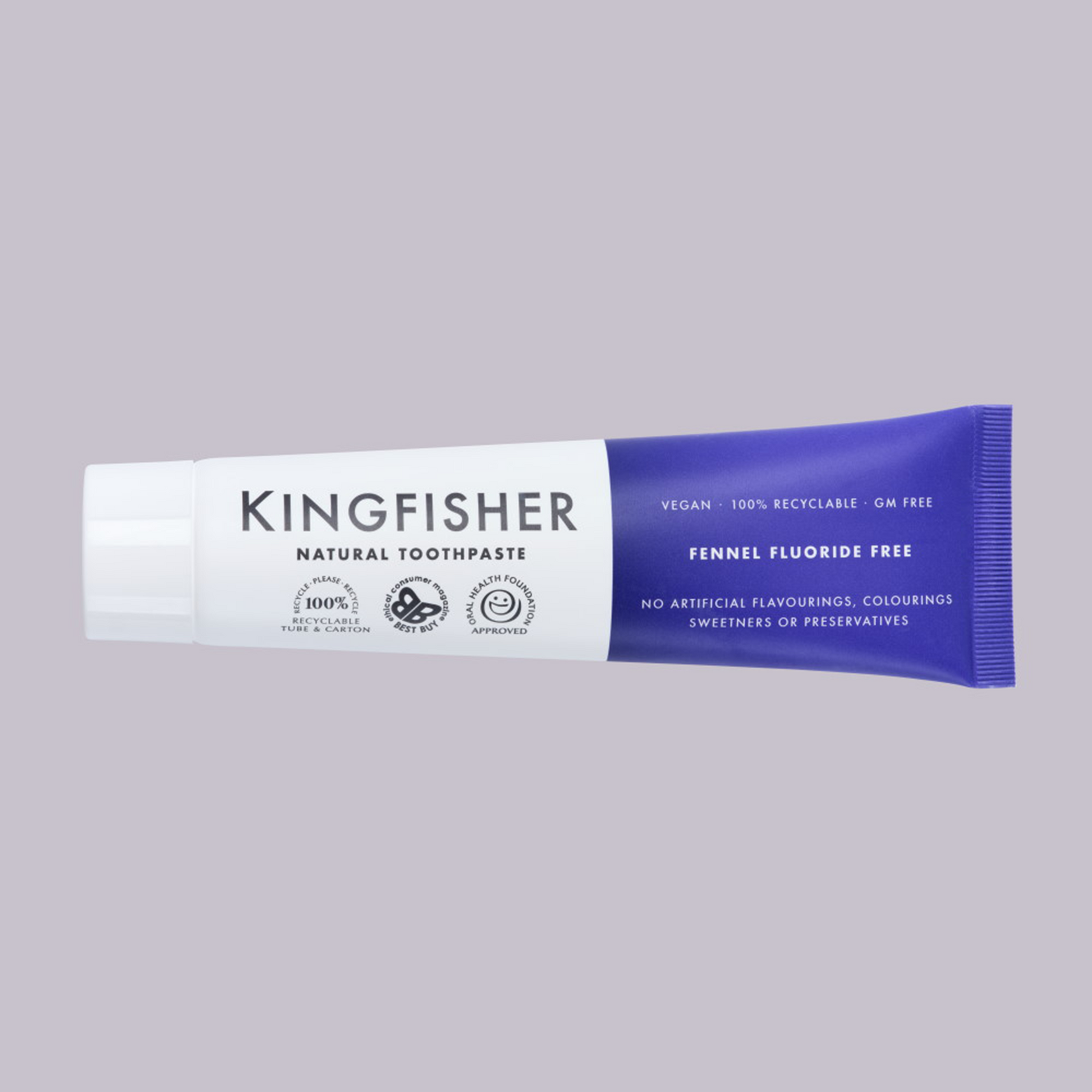 Kingfisher Toothpaste 100ml - Fennel Fluoride Free