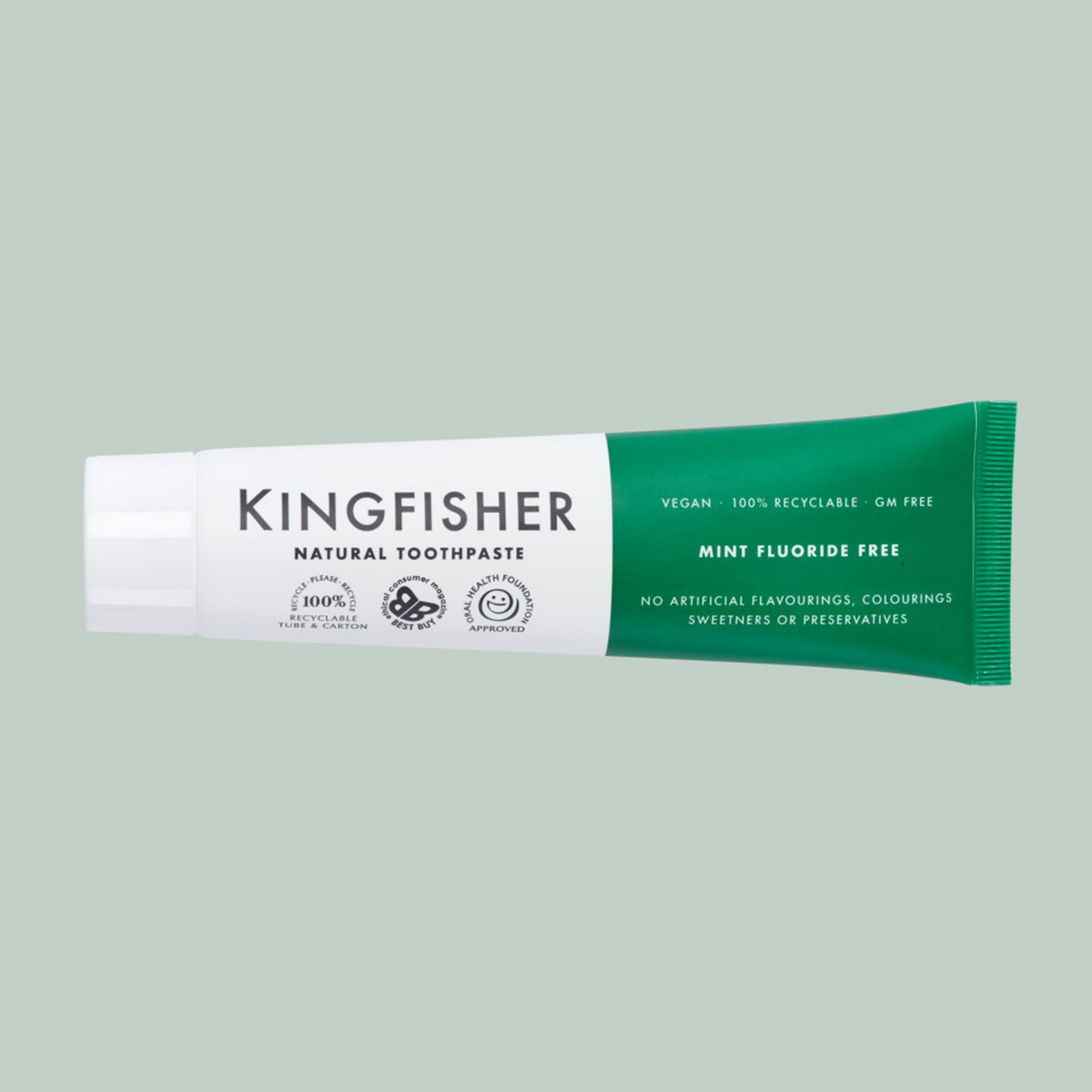 Kingfisher Toothpaste 100ml - Mint Fluoride Free