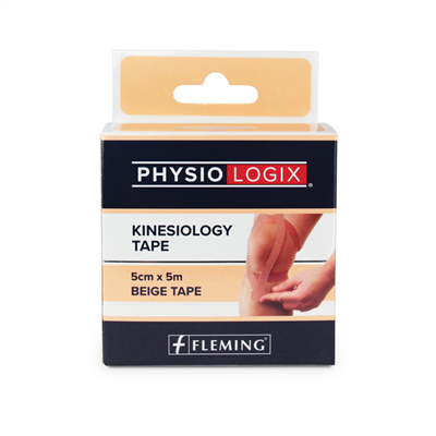 Physiologix SPORT BEIGE KINESIOLOGY TAPE 5CM X 5M