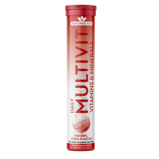 Natures Aid Daily Multivitamin Effervescent 20 Tablets