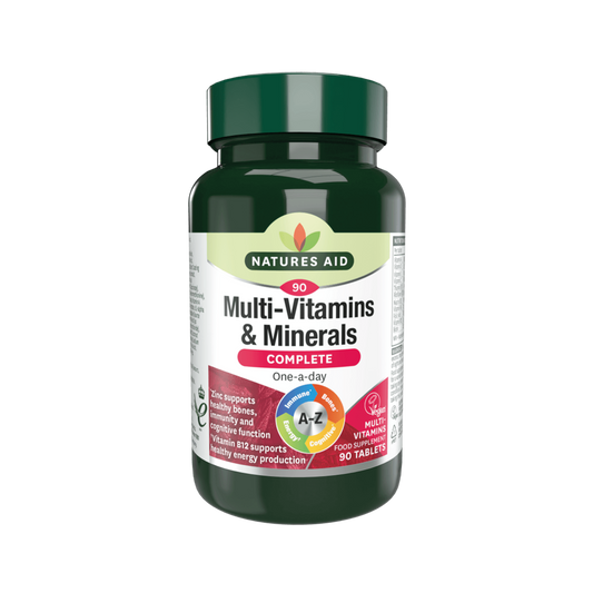 Natures Aid - Complete Multi-Vitamins & Minerals 90Tabs