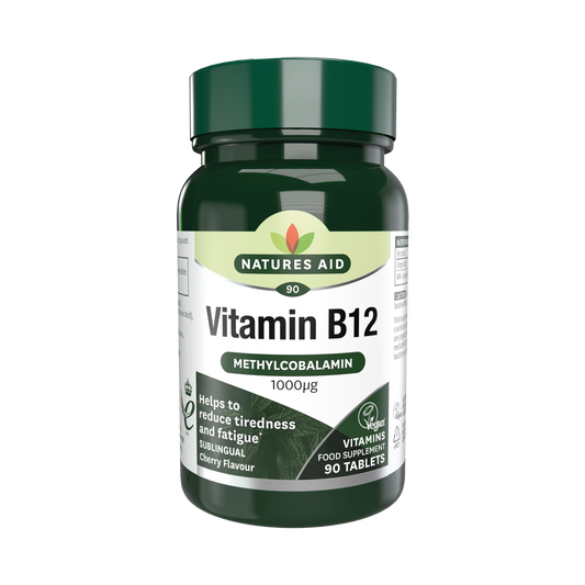 Natures Aid Vitamin B12 1000ug Sublingual 90 Tablets