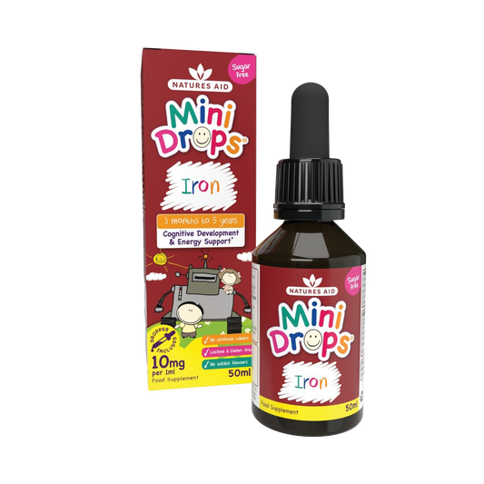 Natures Aid Iron Drops (with Vitamin C, B12 & Folic Acid) 50ml