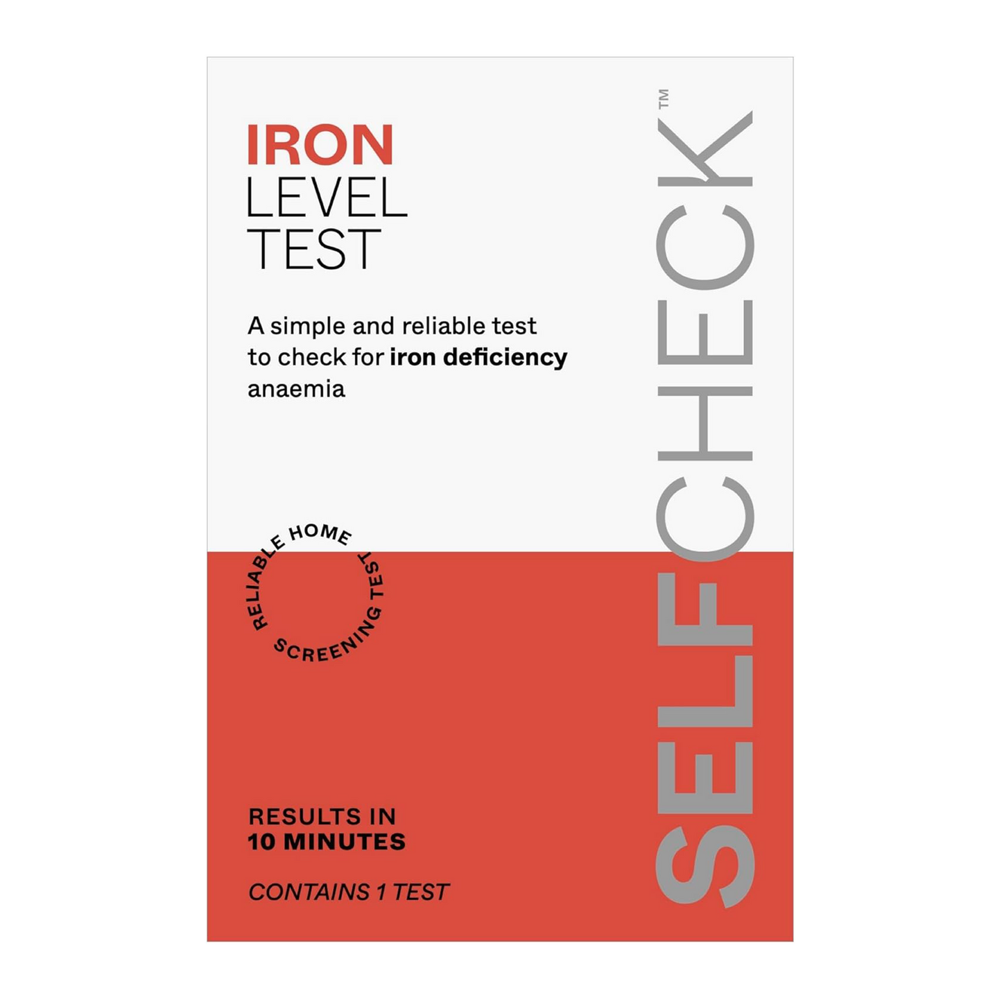 Self Check Tests - Iron Level