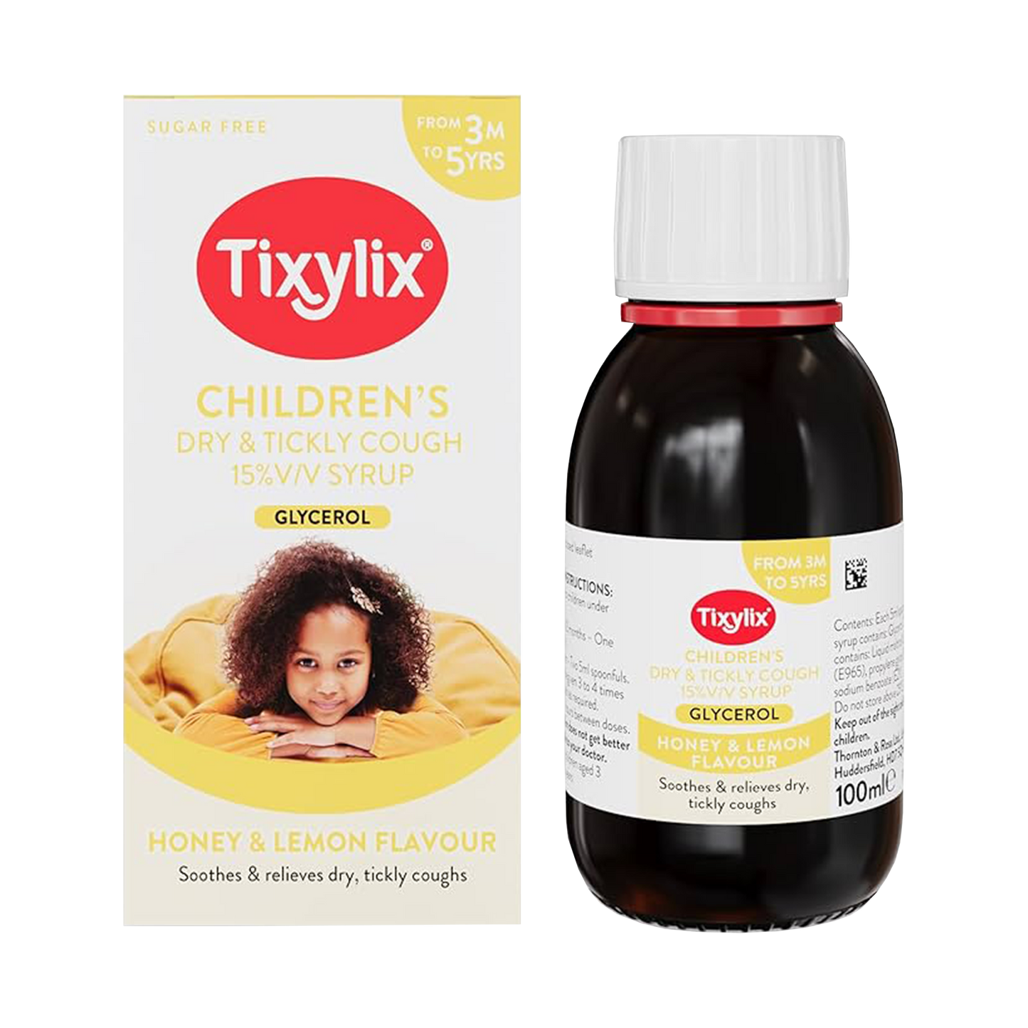 Tixylix Honey & Lemon Syrup 100ml